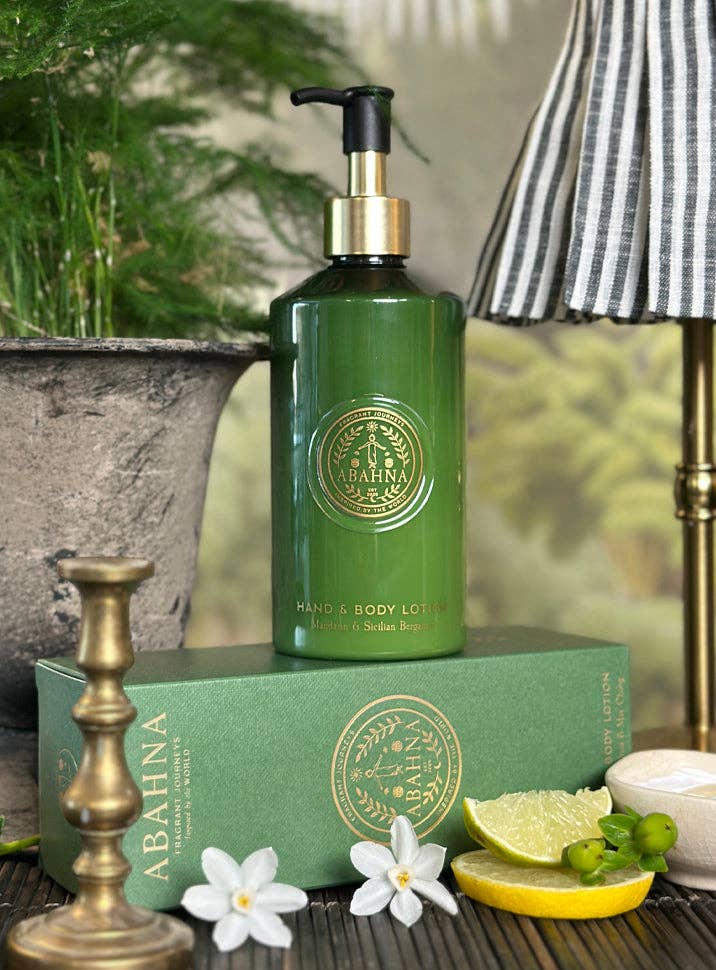 Abahna Hand & body lotion, White Grapefruit & May Chang