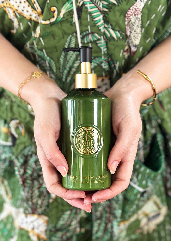 Abahna Hand & body lotion, White Grapefruit & May Chang