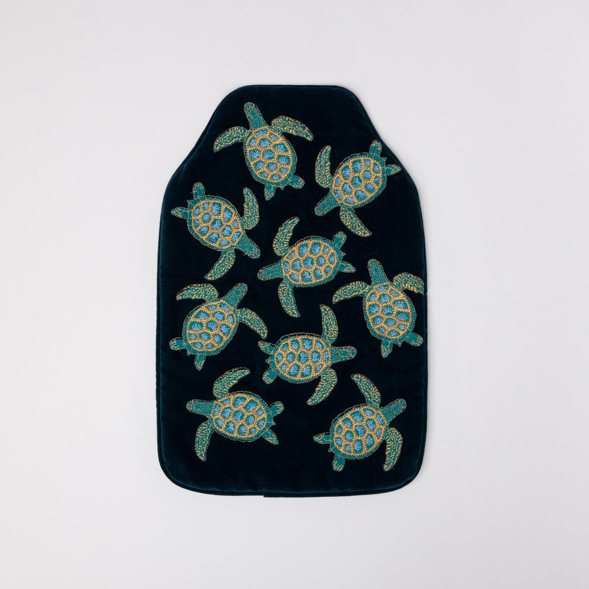 Velvet Hot Water Bottle Swimming Turtle