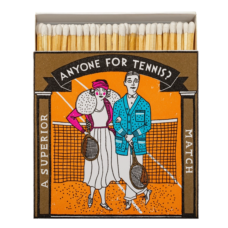 Square Matchboxes, Anyone For Tennis
