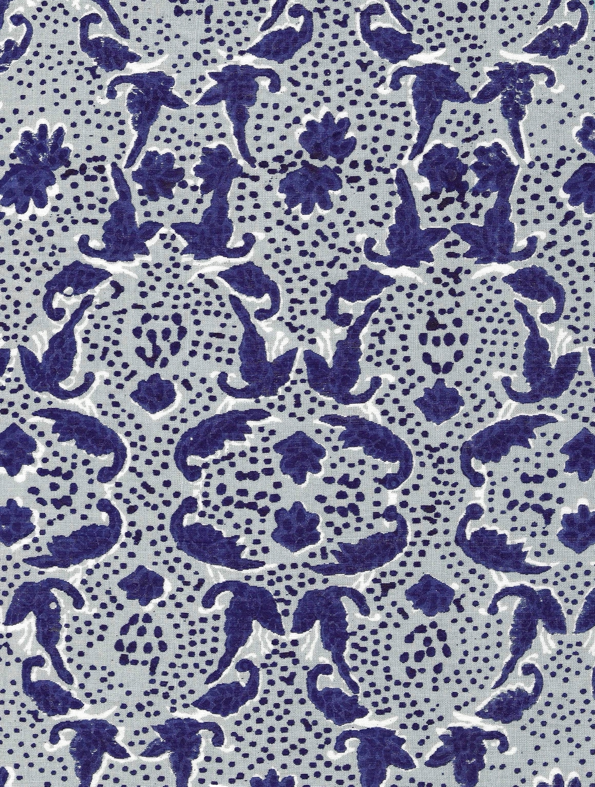 30cm Empire Lampshade, Blue on Blue