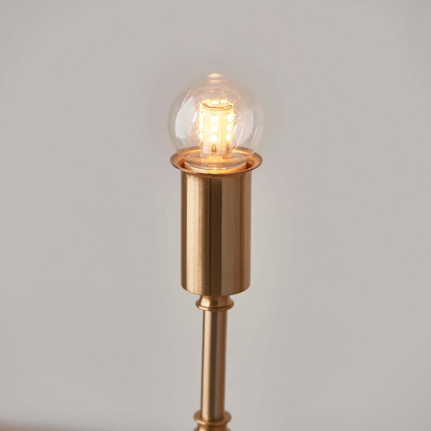 Table Lamp, Rechargeable Aged Brass, Teviot