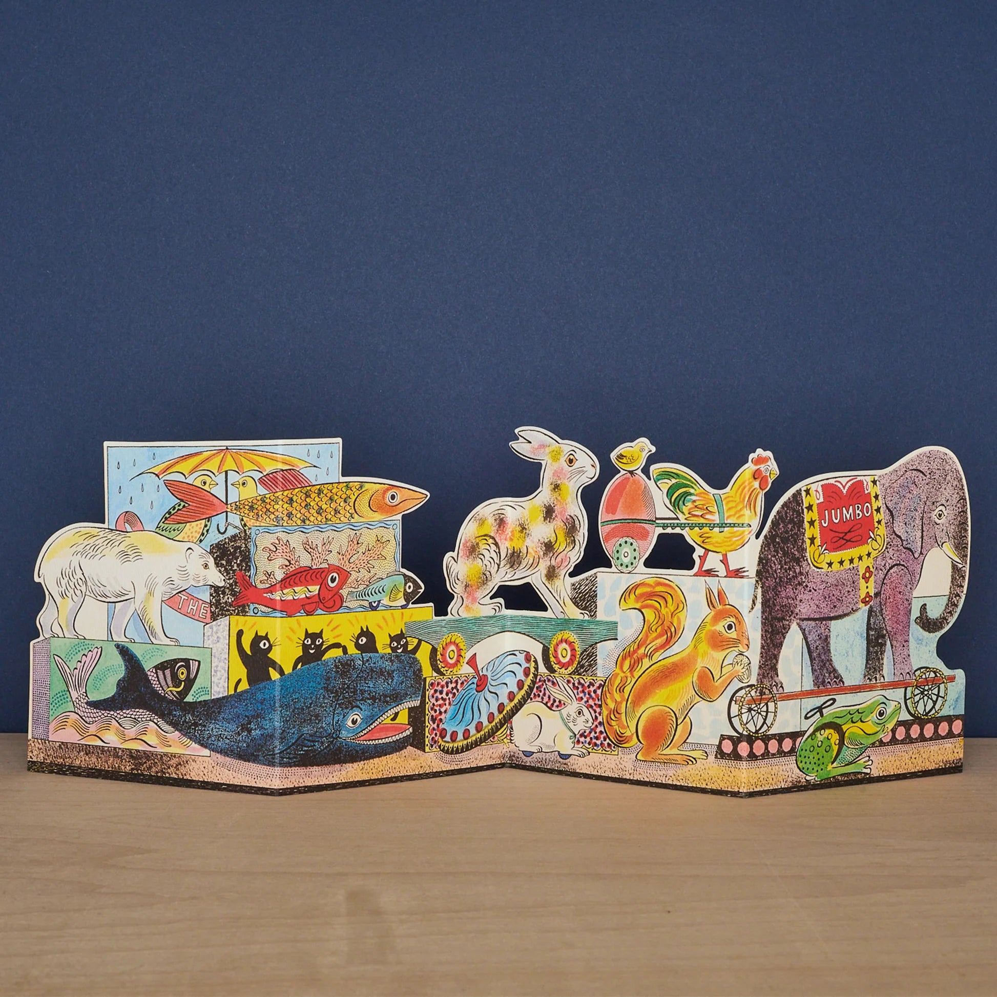 Card Tin Toys Polar Bear to Elephant