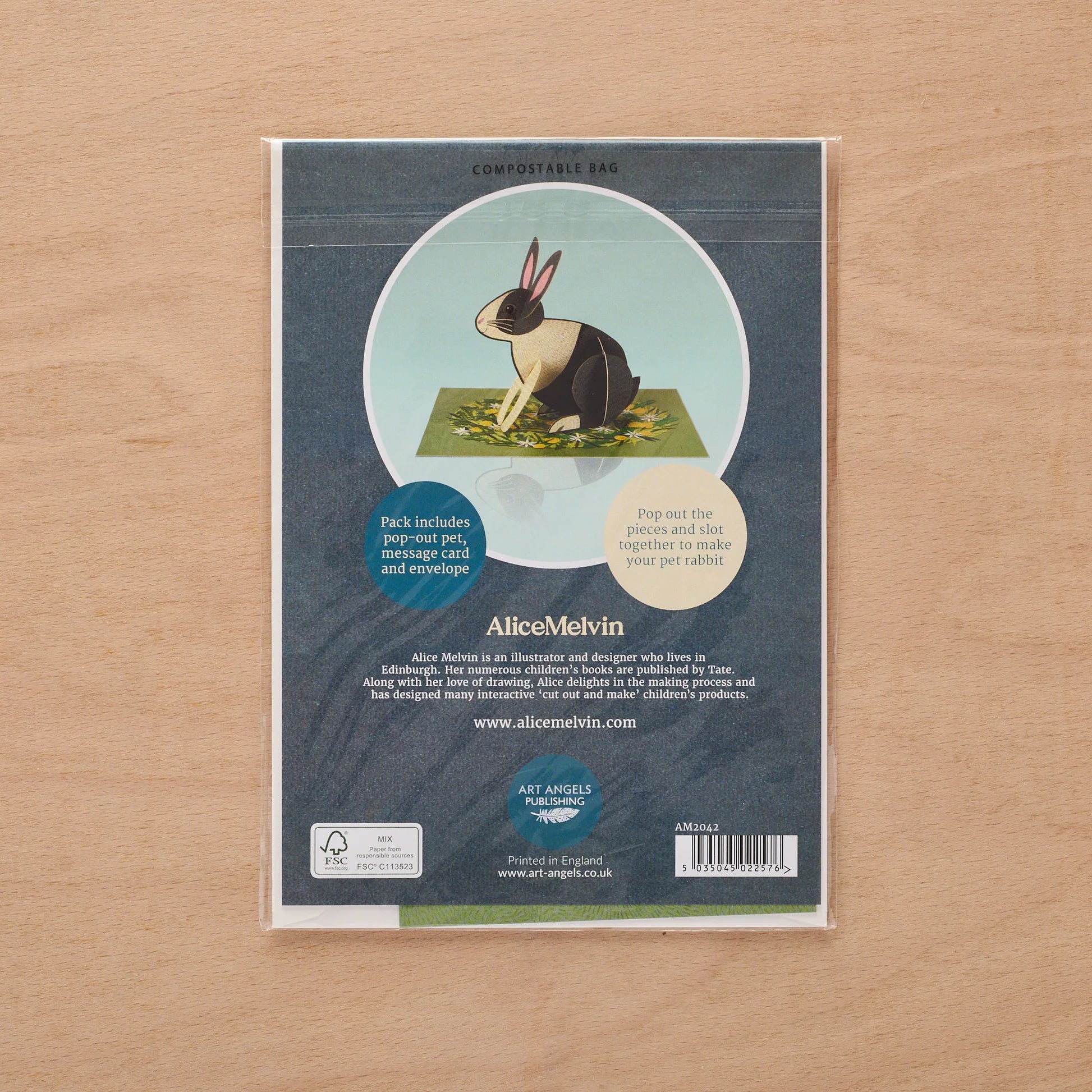 Card Pop Out Rabbit