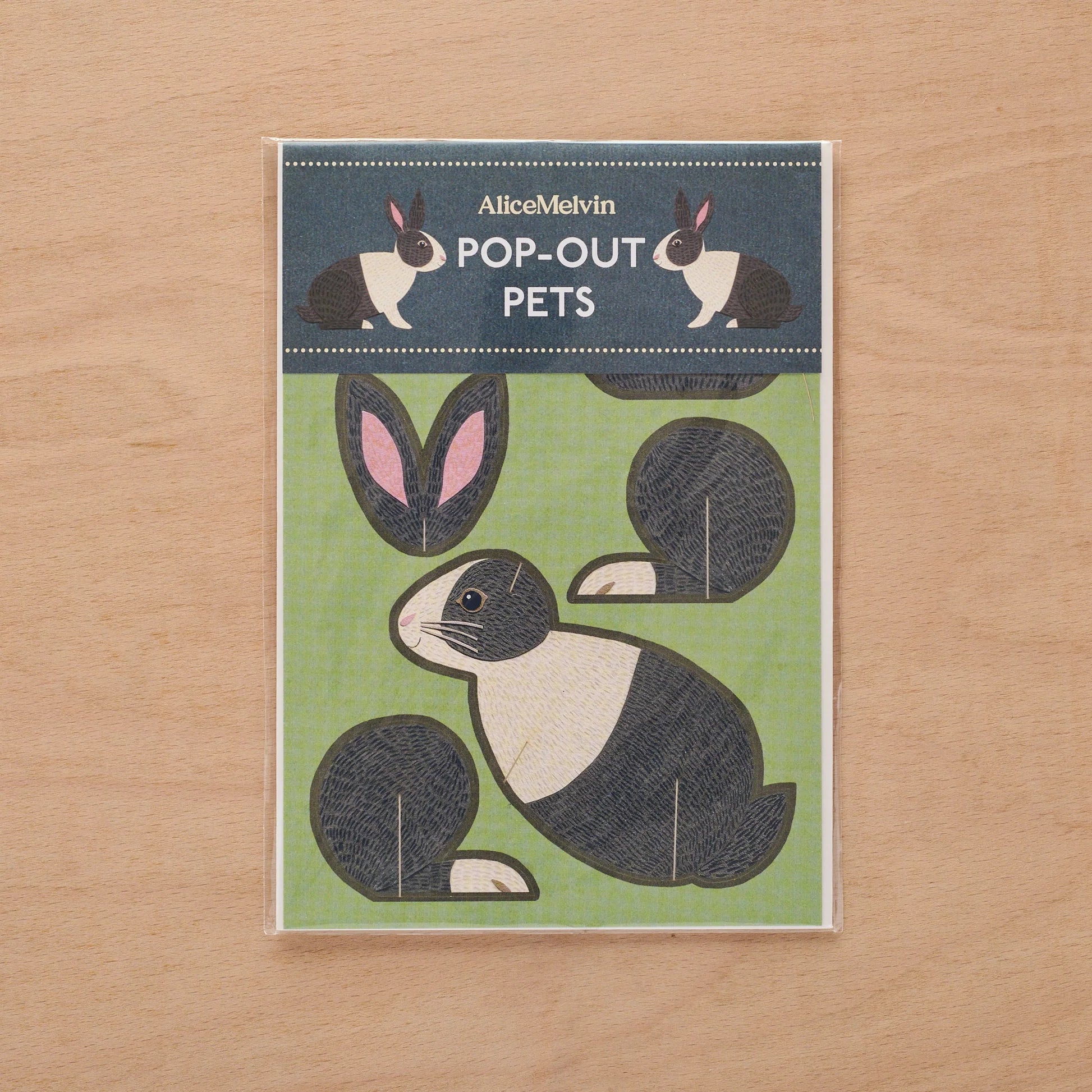 Card Pop Out Rabbit