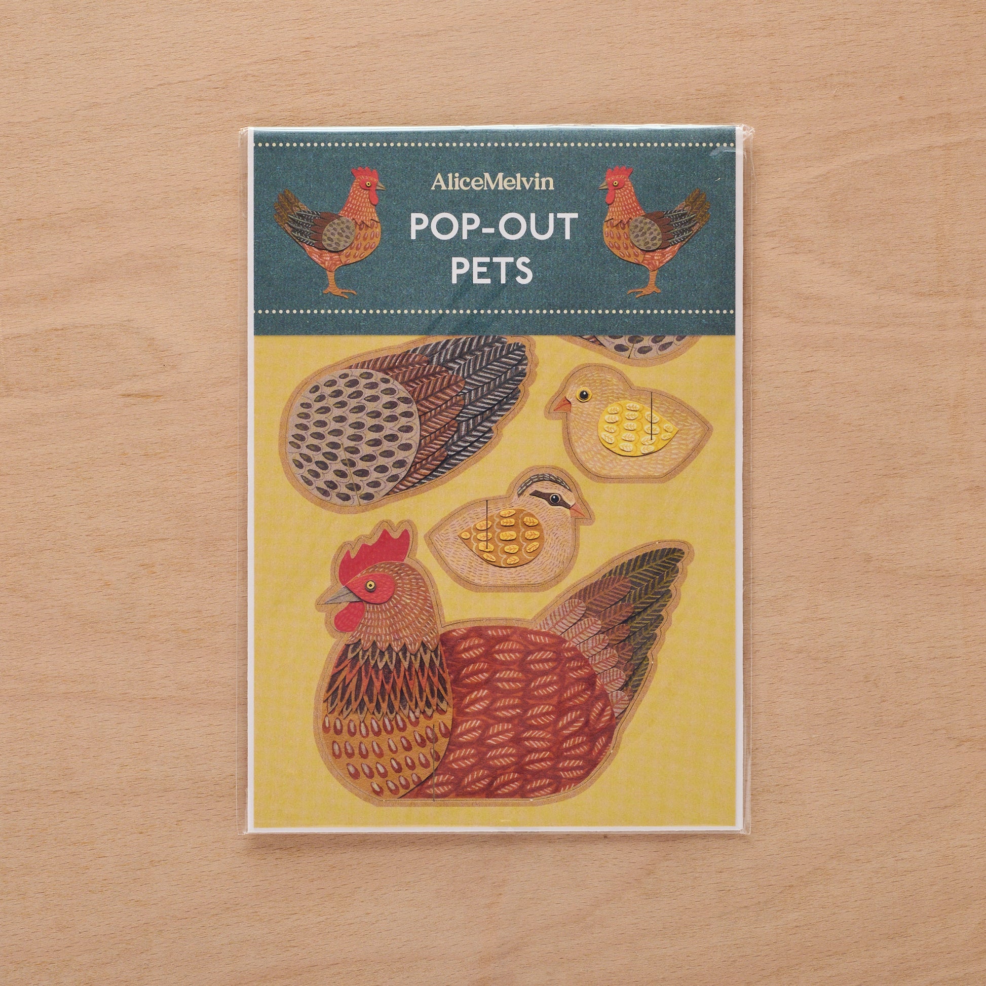Card Pop Out Hen