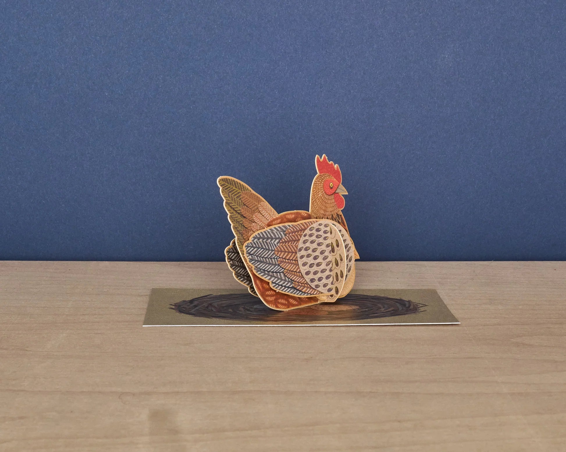 Card Pop Out Hen