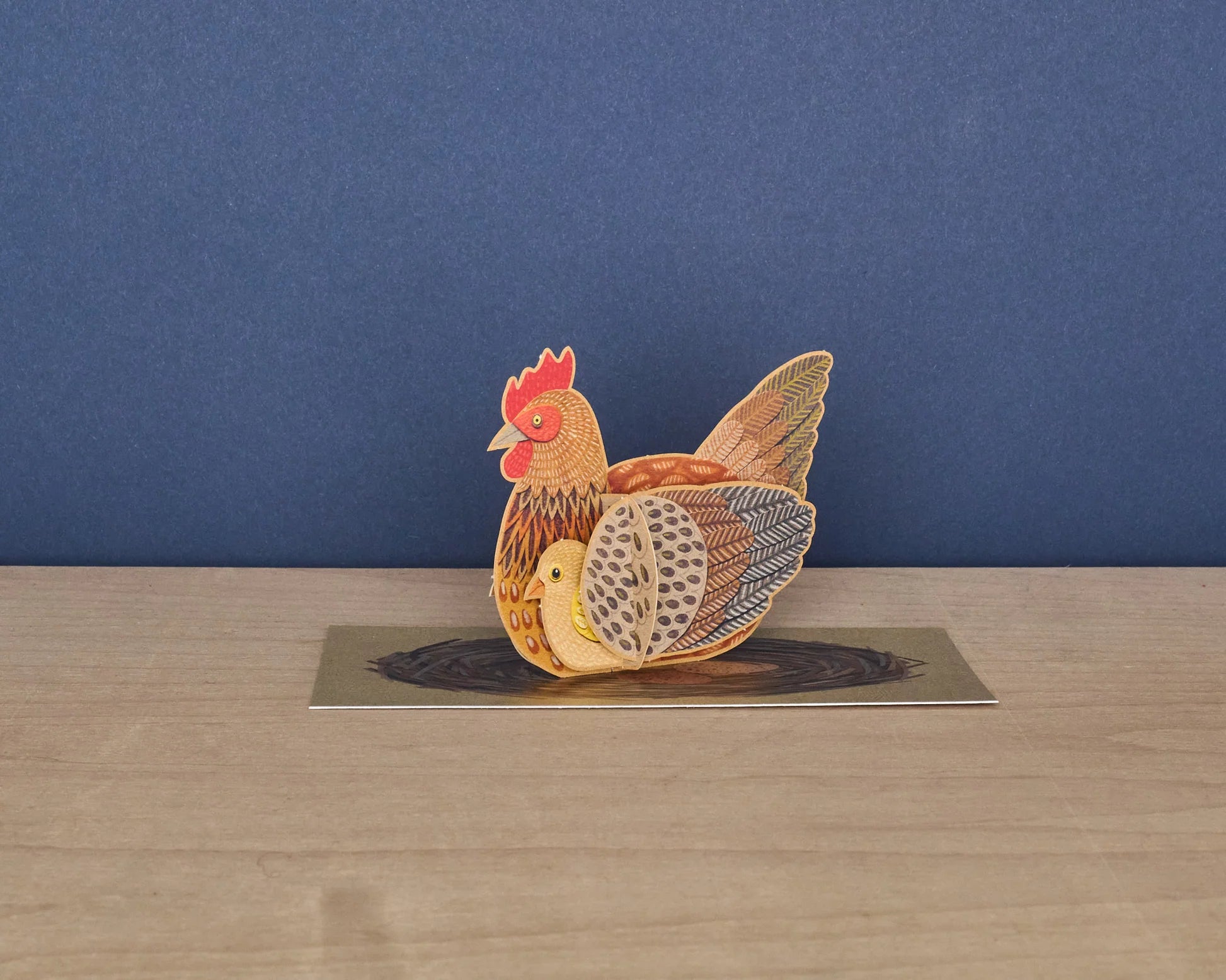 Card Pop Out Hen