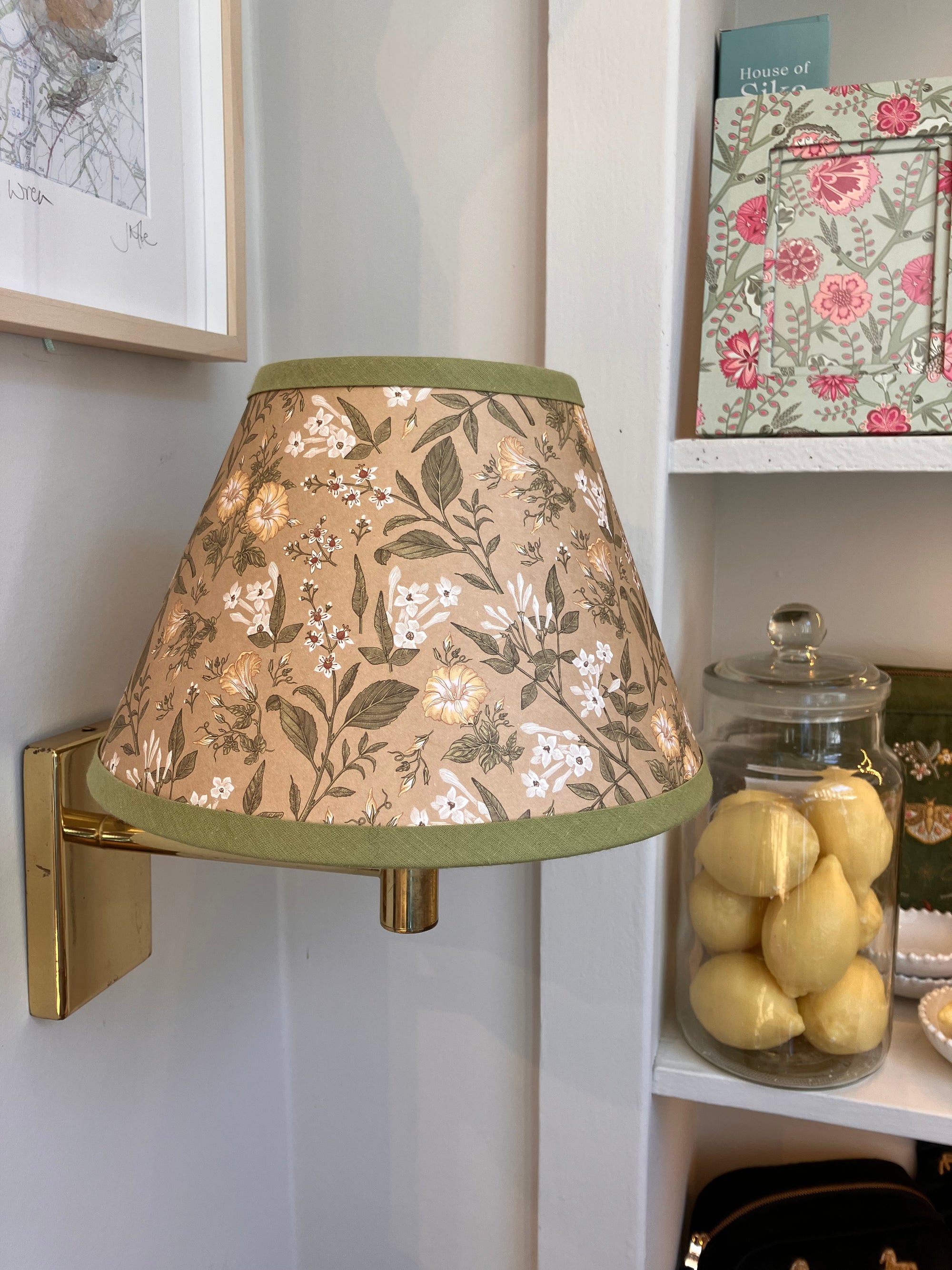 25cm Empire Lampshade, Floral Breeze