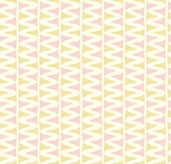 Marrakesh Buttermilk Yellow/Baby Pink Fabric