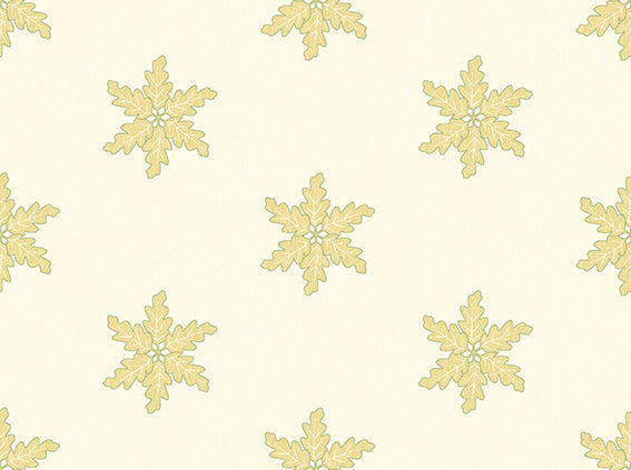 Oakflake Buttermilk Wallpaper