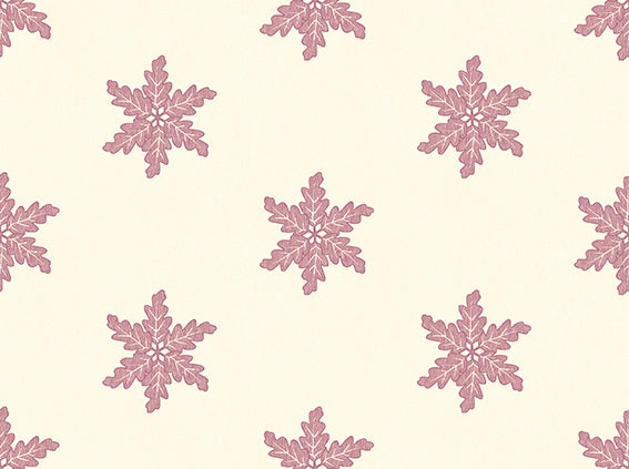 Oakflake Mulberry Wallpaper