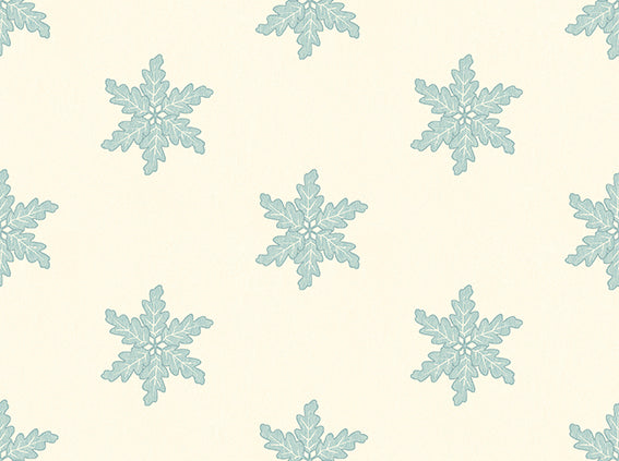 Oakflake Sky Blue Wallpaper