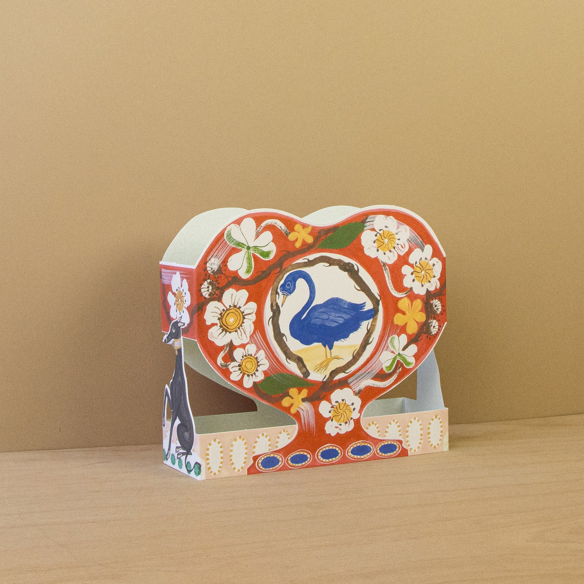 3D Die-Cut Card Swan & Thorn