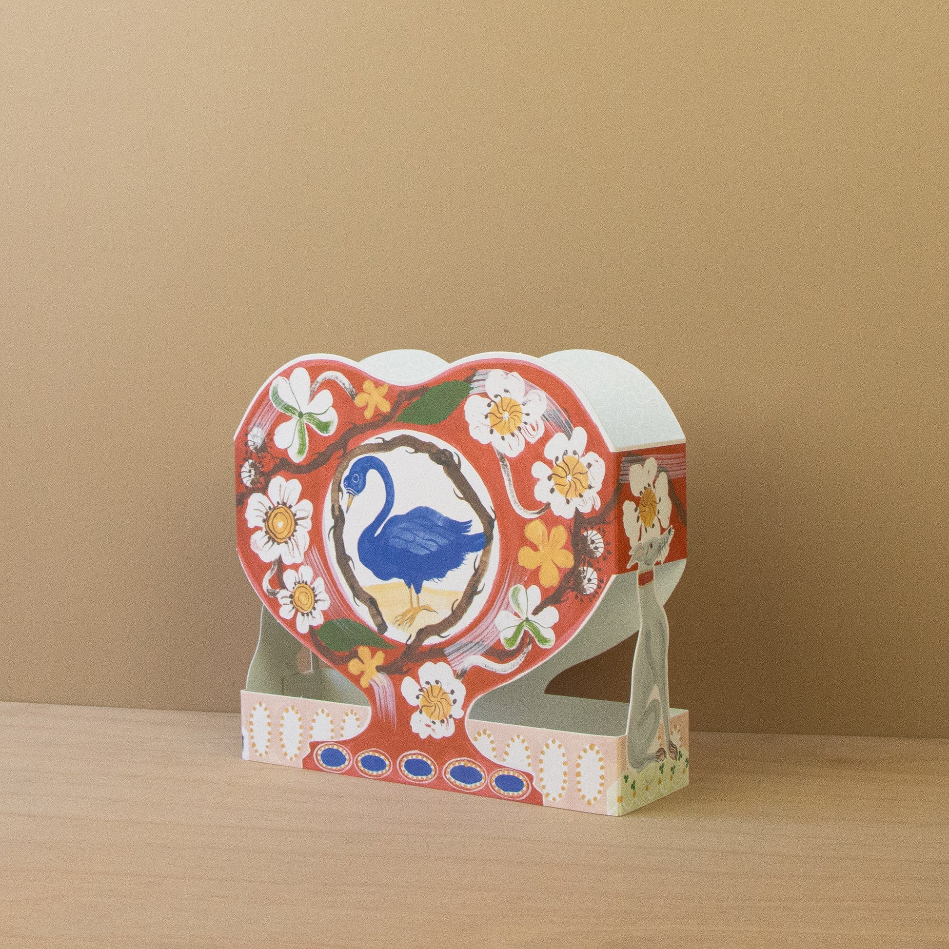 3D Die-Cut Card Swan & Thorn