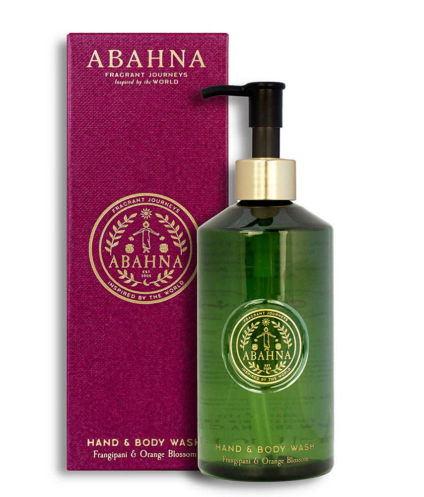 Abahna Hand & body wash, Frangipani & Orange Blossom
