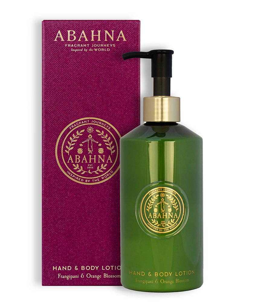 Abahna Hand & body lotion, Frangipani & Orange Blossom