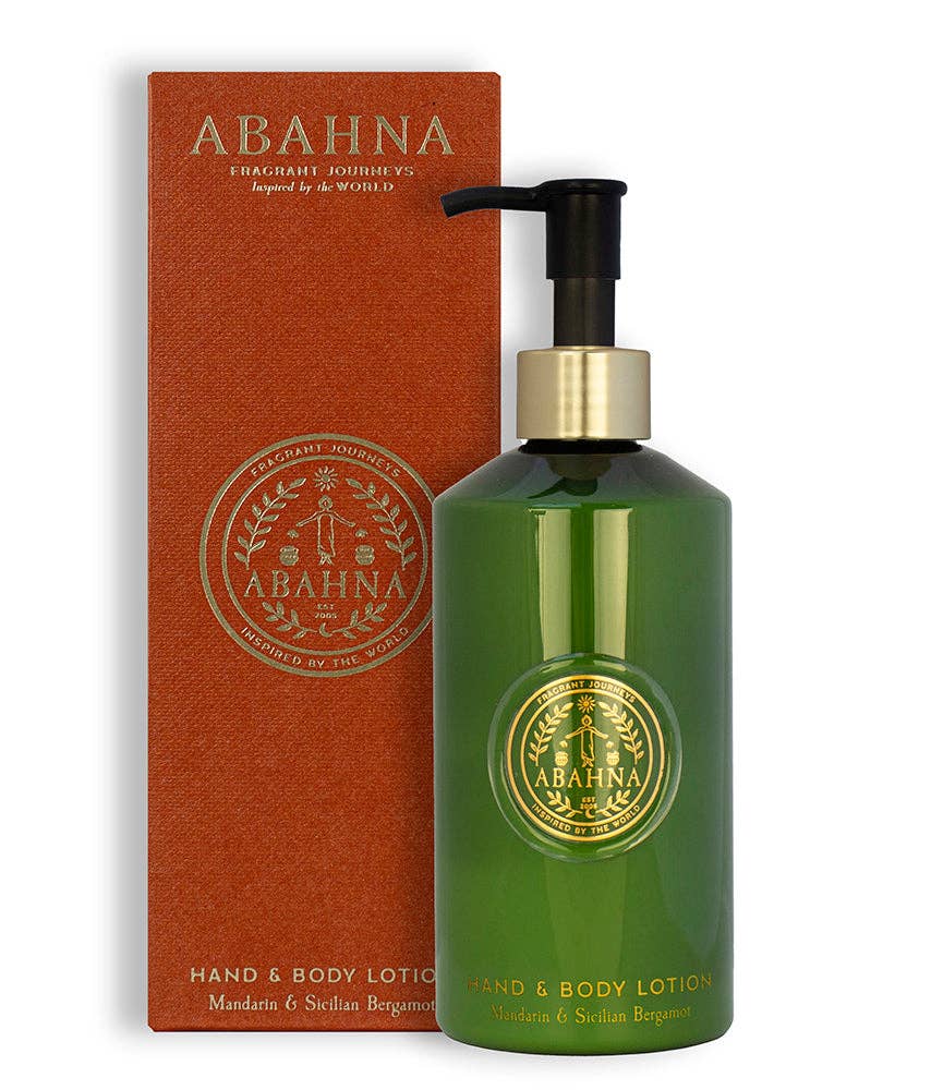 Abahna Hand & body lotion, Mandarin & Sicilian Bergamot