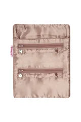 Jewellery Roll with Gold Embroidery, Mint