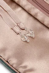 Jewellery Roll with Gold Embroidery, Mint