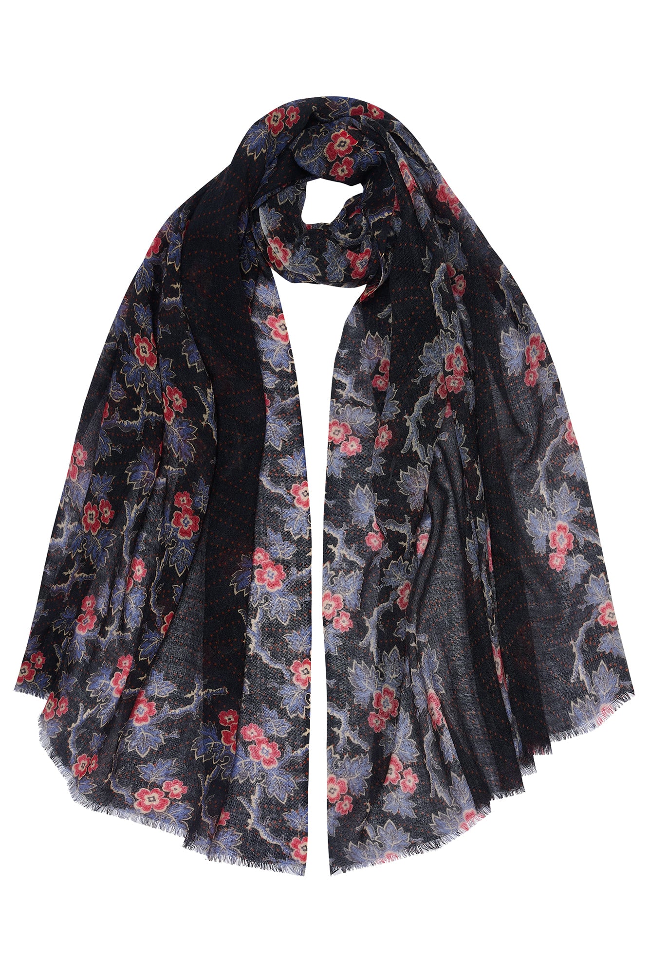 Wool Scarf Priory Vine